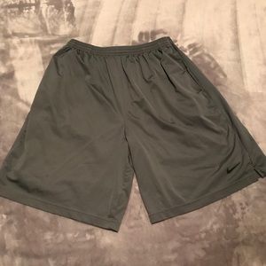 Nike large gray athletic shorts